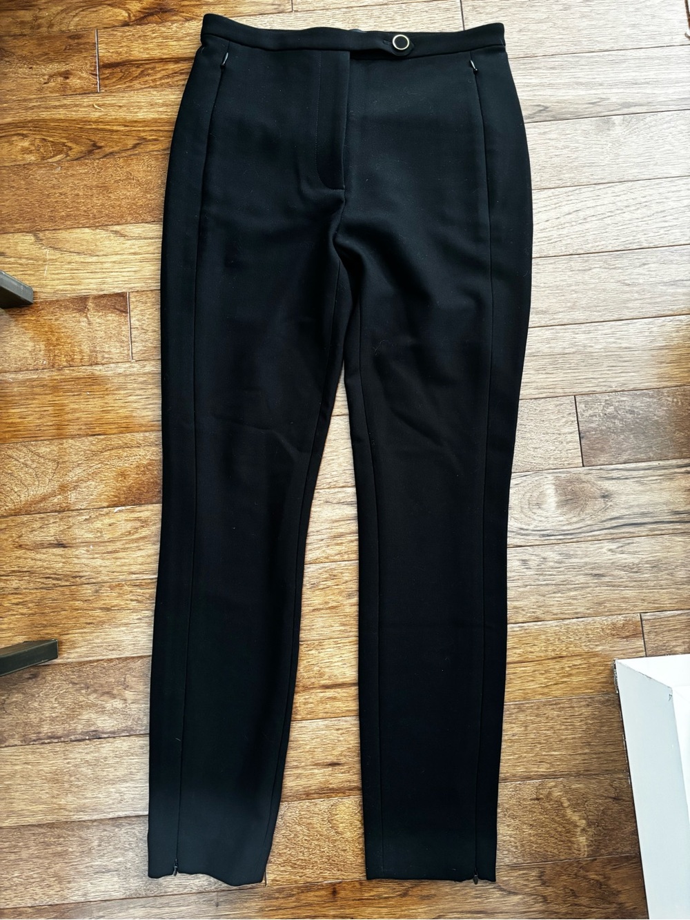 Club Monaco Black Tailored Pants with Subtle Waist Detail